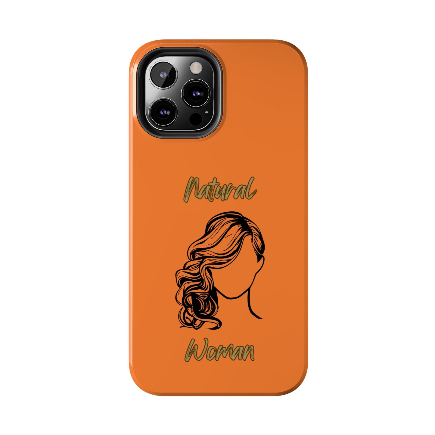 Natural Woman Long Curl (BL)Tough Phone Cases CRUSTA