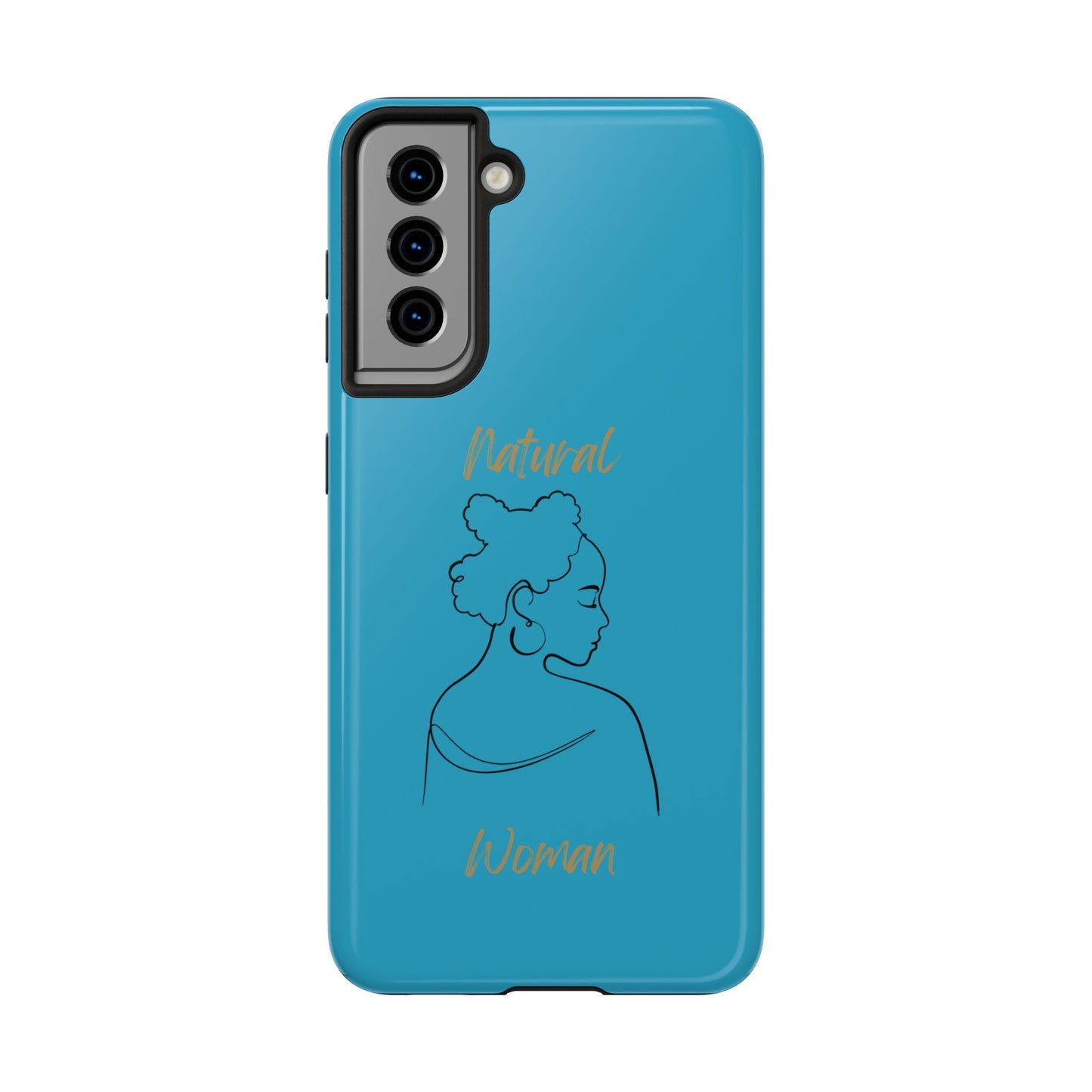 Natural Woman Twists (BL) Tough Phone Cases TURQUOISE