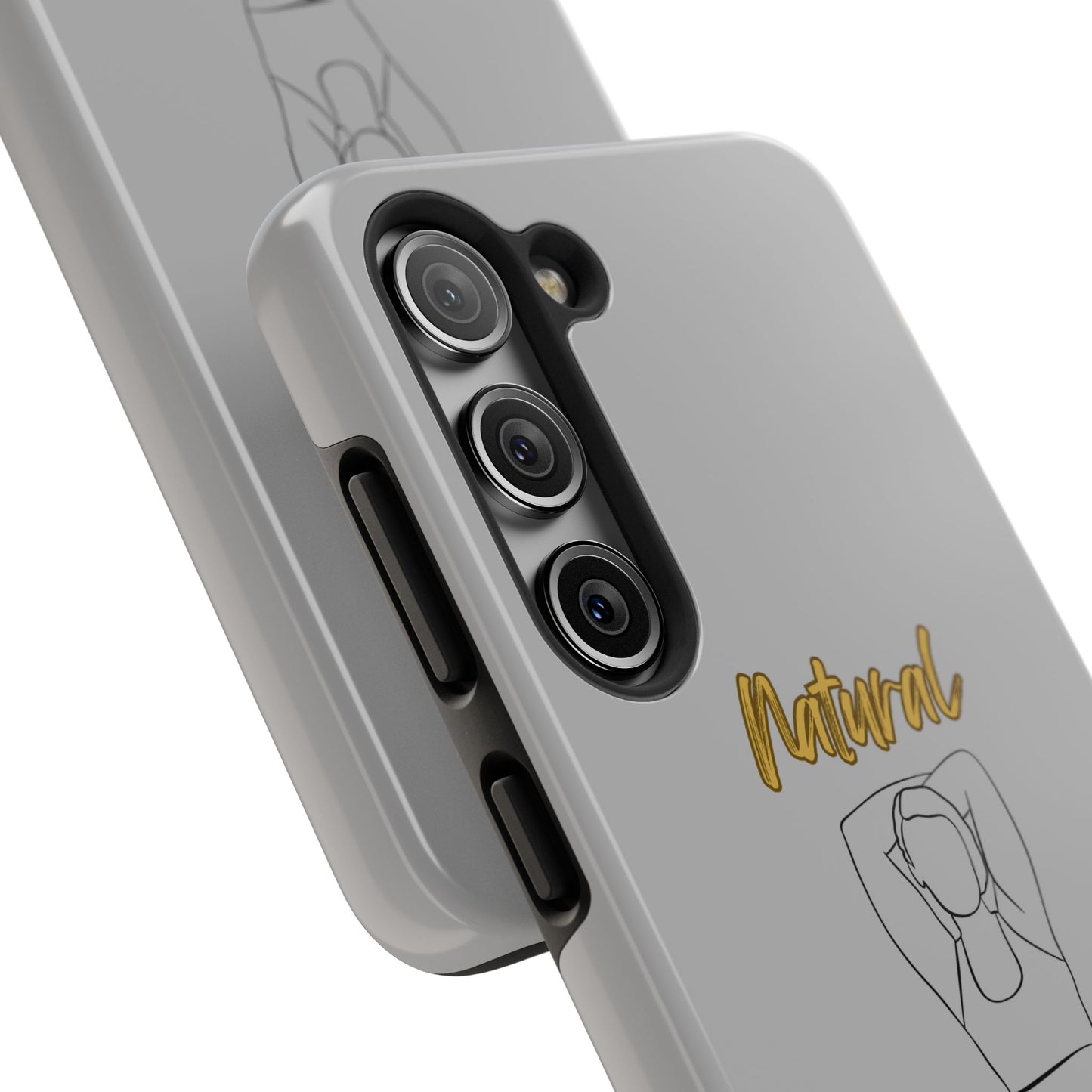 Natural Woman I Love Me (BL)Tough Phone Cases LIGHT GREY