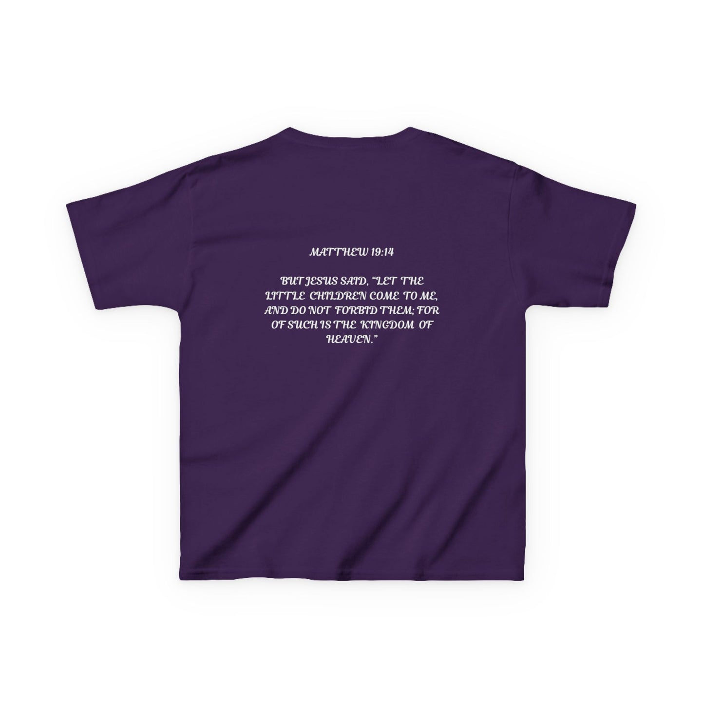 Children of the King Inspirational Kids Cotton T-Shirt (BL)