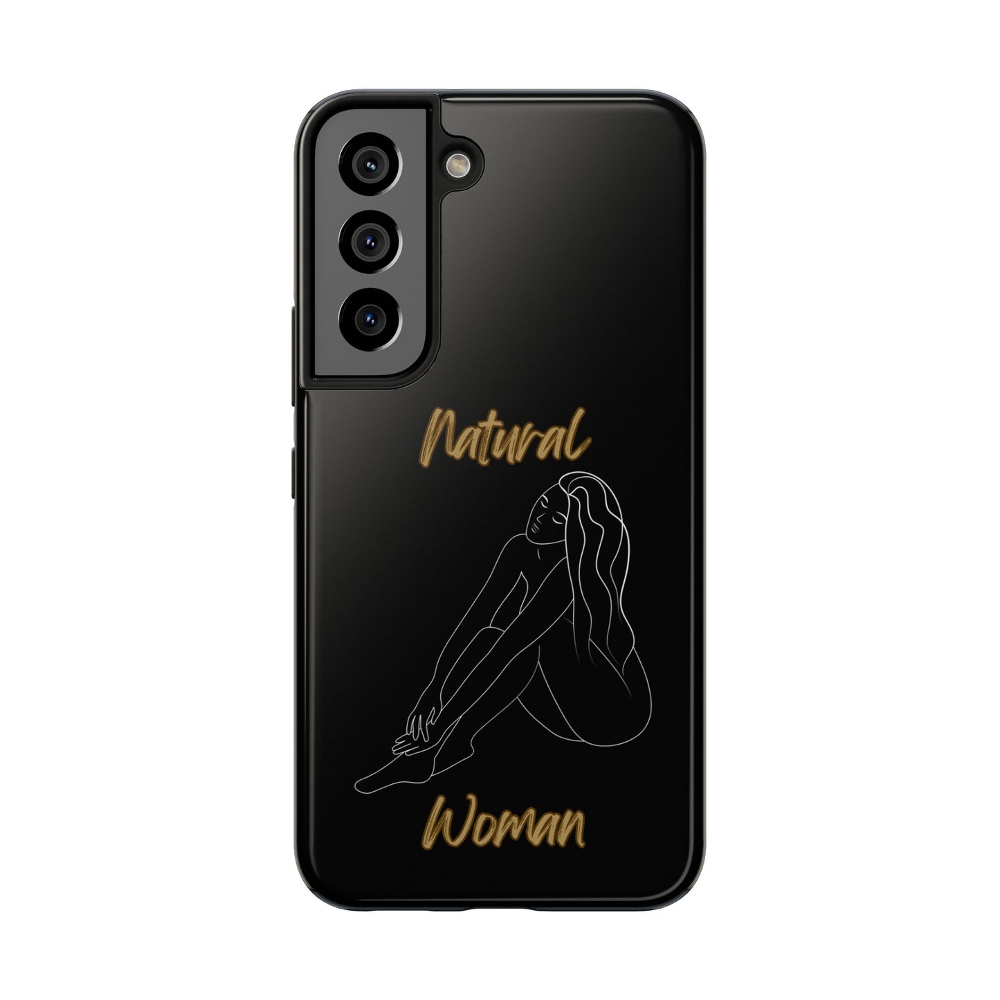Natural Woman Beauty (WL) Tough Phone Cases BLACK