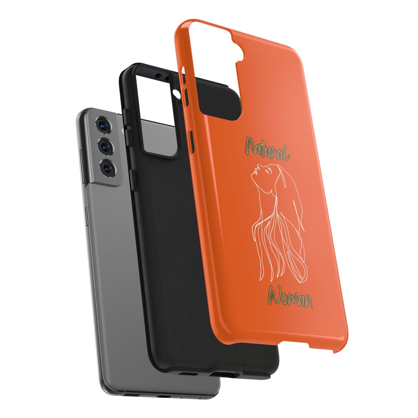 Natural Woman Appreciation (WL)Tough Phone Cases ORANGE