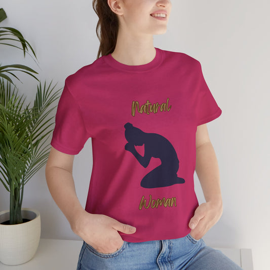 Natural Woman Pray (BL) Short Sleeve T-Shirt
