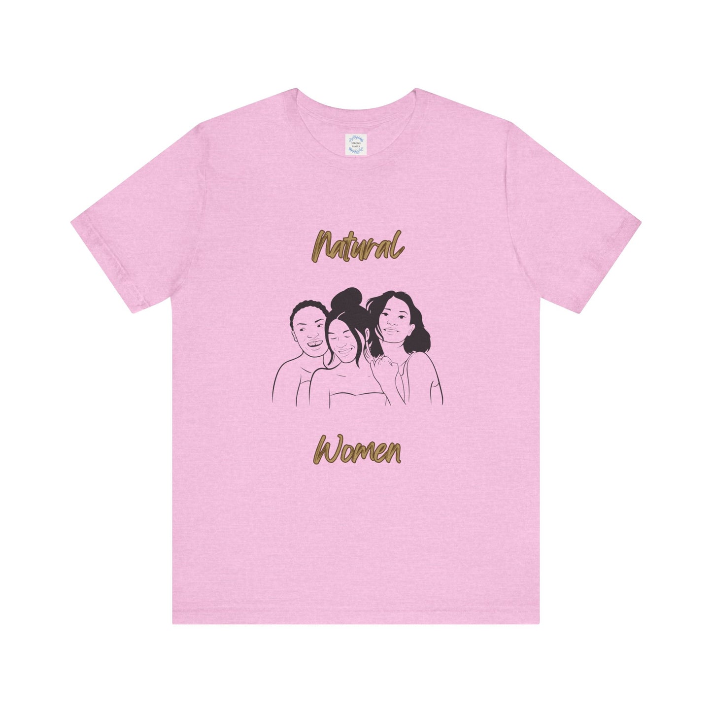 Natural Woman Laughing Friends (BL) Short Sleeve T-Shirt