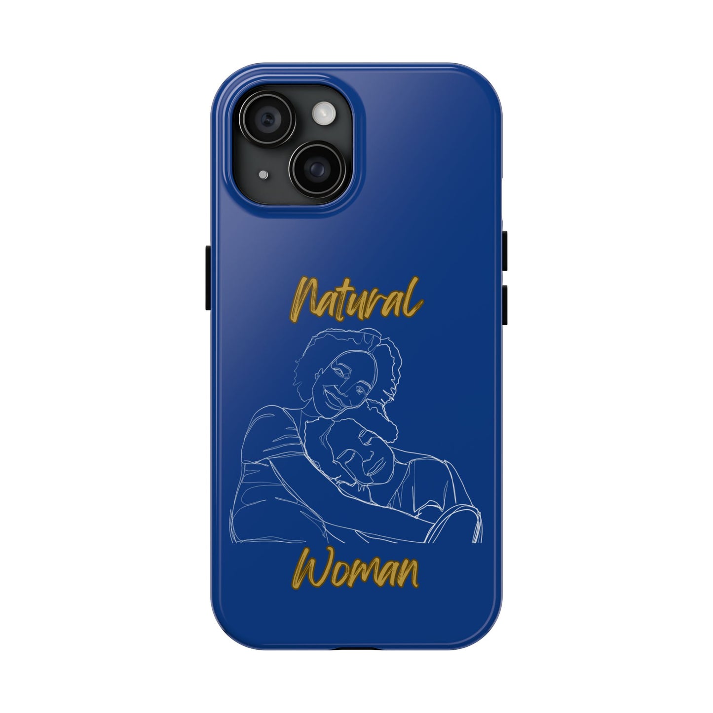 Natural Woman Loving Embrace (WL)Tough Phone Cases DARK BLUE