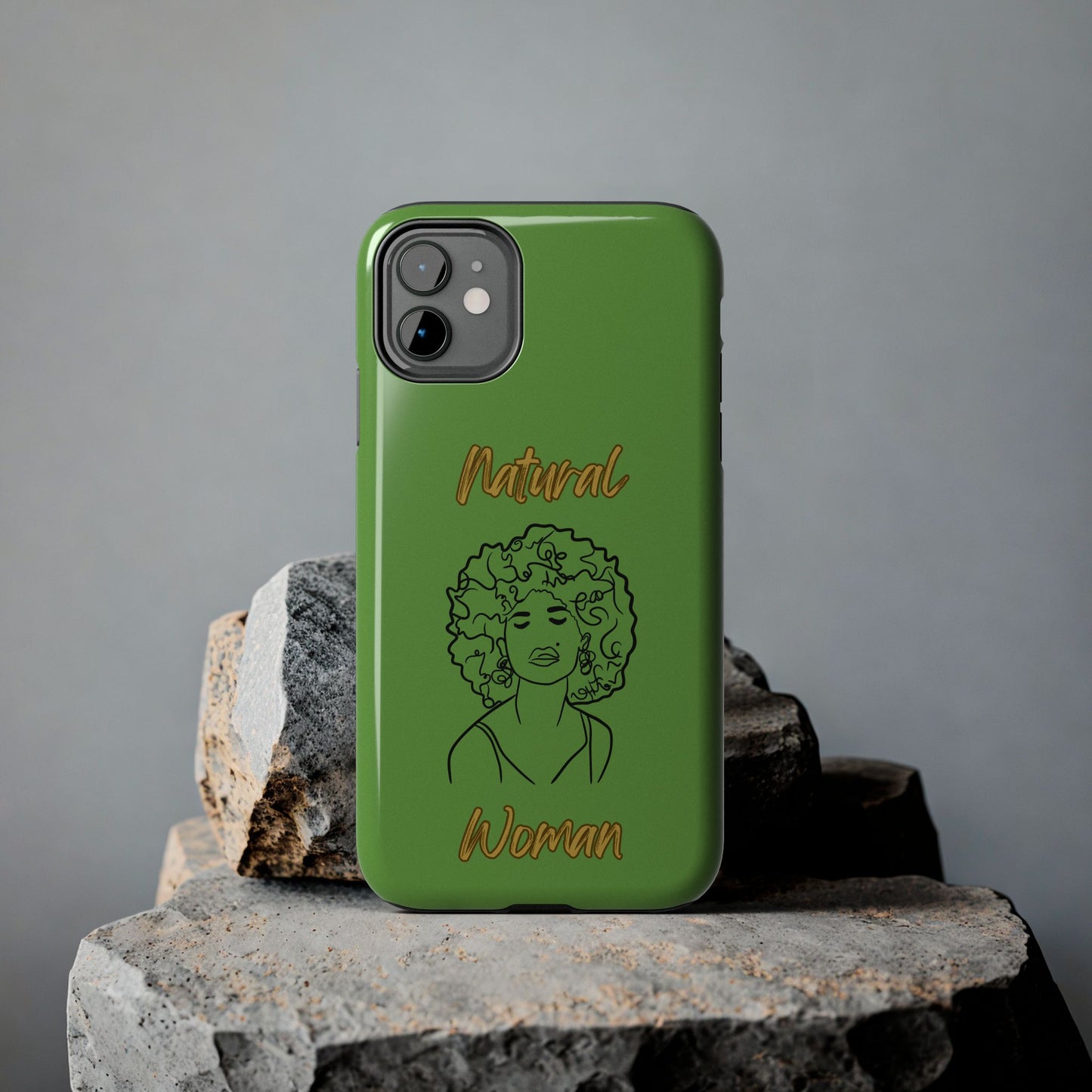 Natural Woman All About Me (BL)Tough Phone Cases GREEN