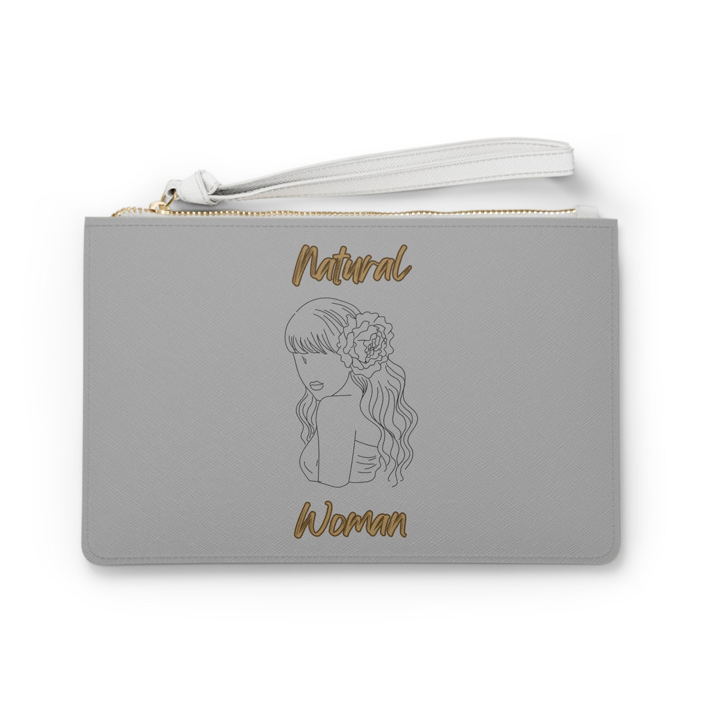 Natural Woman Newness (BL) Clutch Bag LIGHT GREY