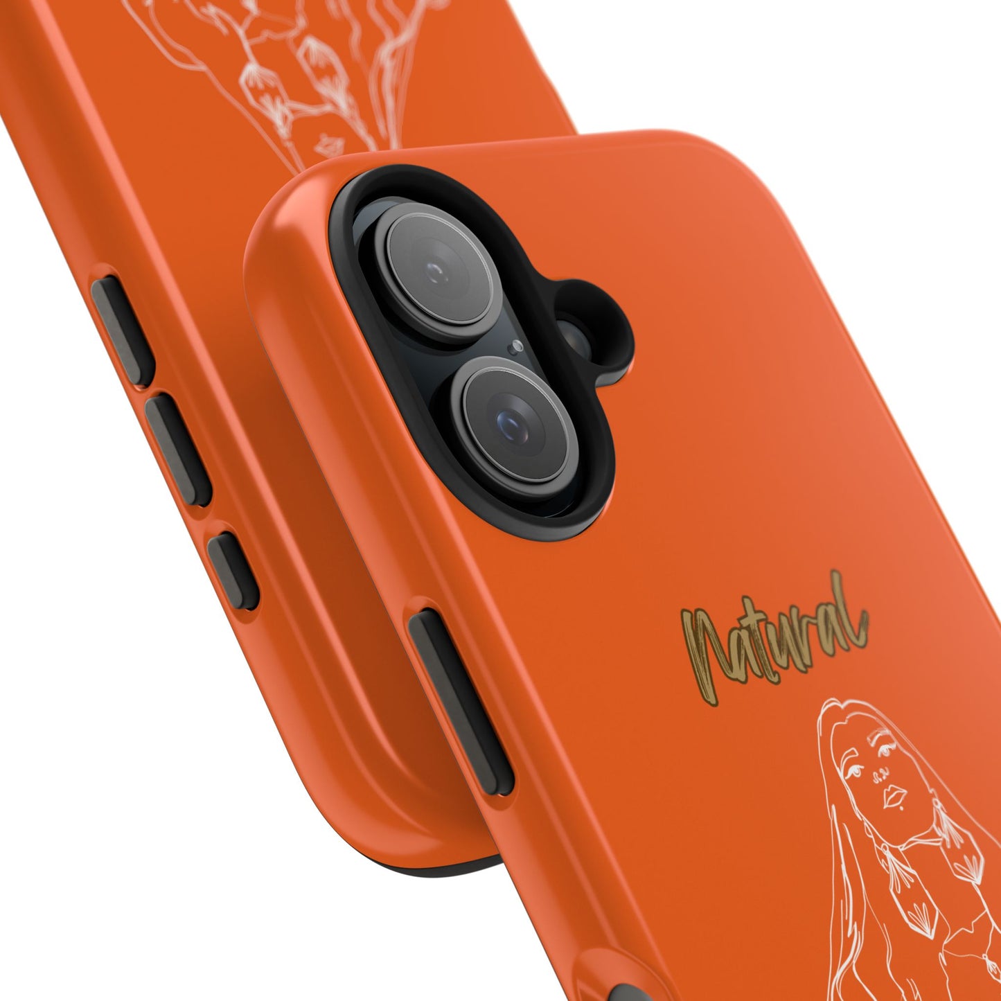 Natural Woman Thinking (WL)Tough Phone Cases ORANGE