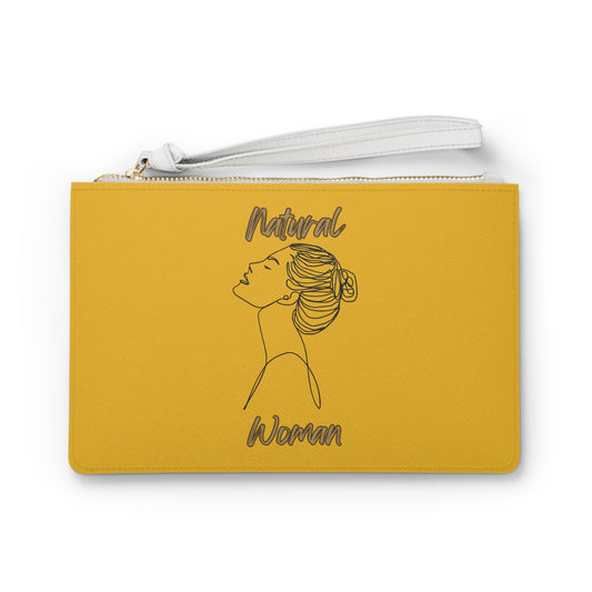 Natural Woman Wet Bun (BL) Clutch Bag YELLOW