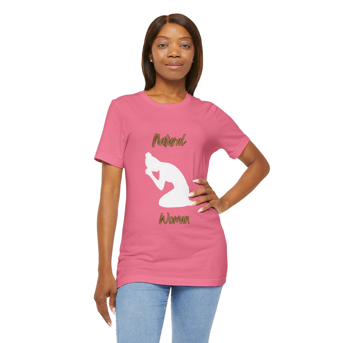 Natural Woman Pray  (WL) Short Sleeve T-Shirt