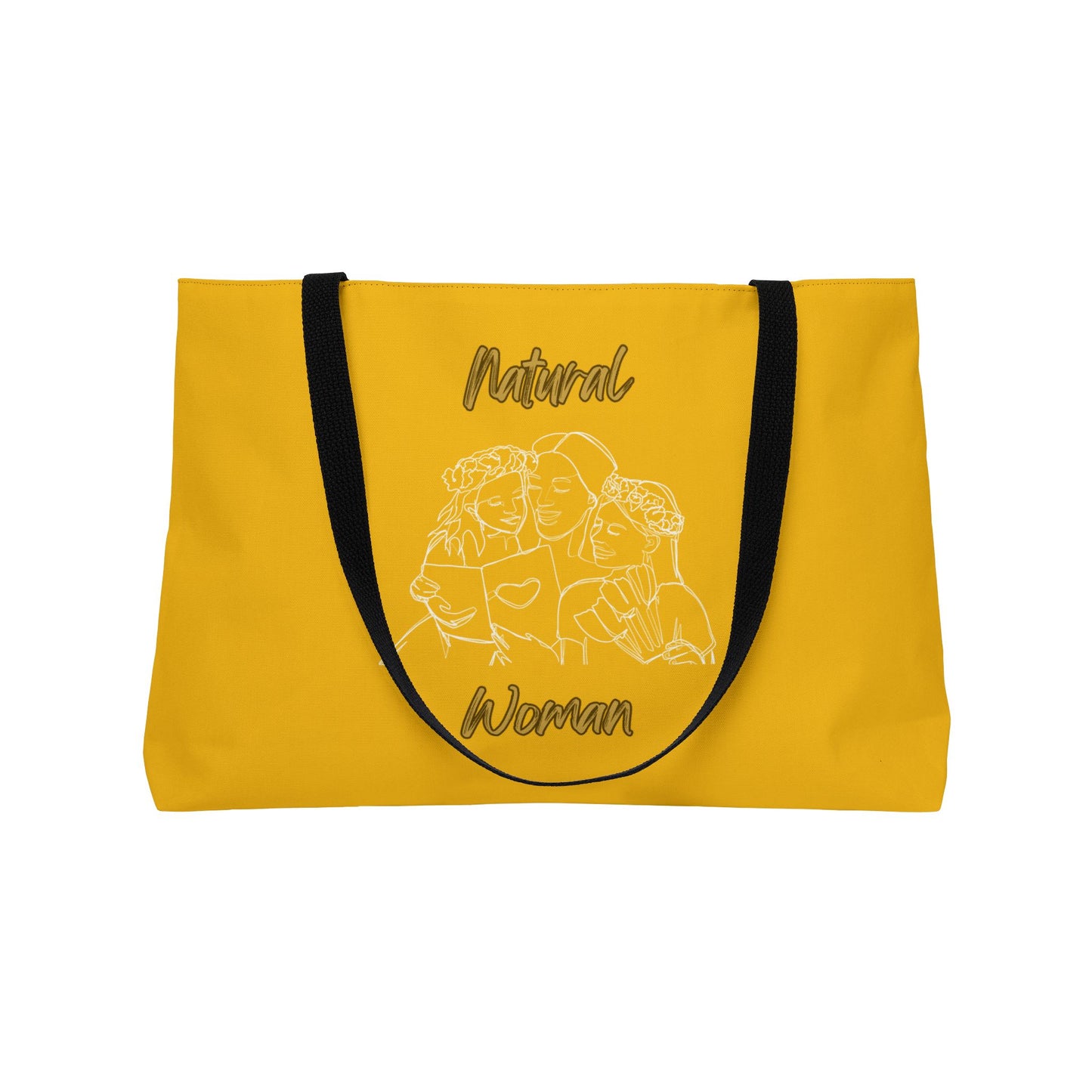 Natural Woman Me & My Girls (WL) Weekender Tote Bag YELLOW