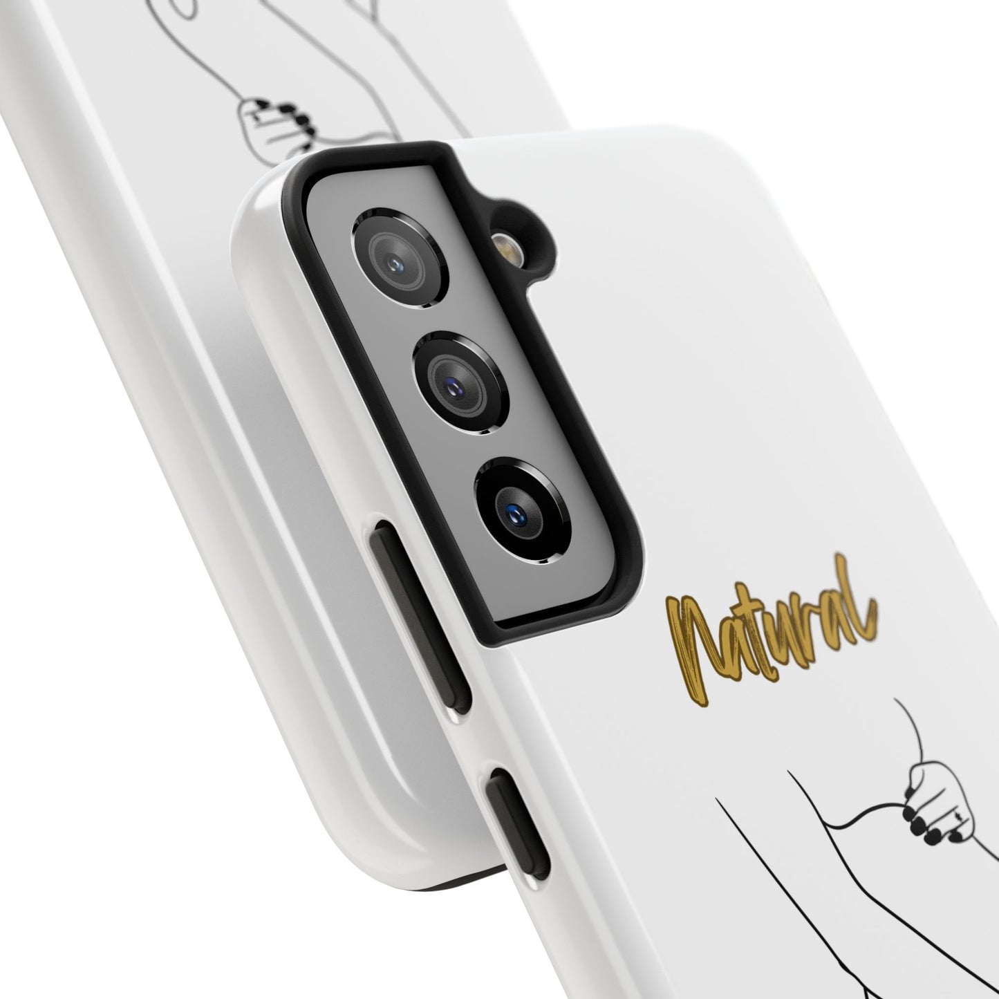 Natural Woman Loved In & Out (BL)Tough Phone Cases WHITE