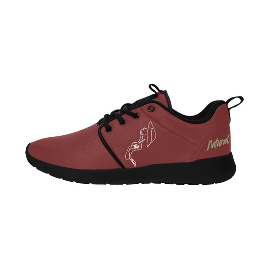 Natural Woman FREE (WL) MAROON w/ Black Sole Sneakers