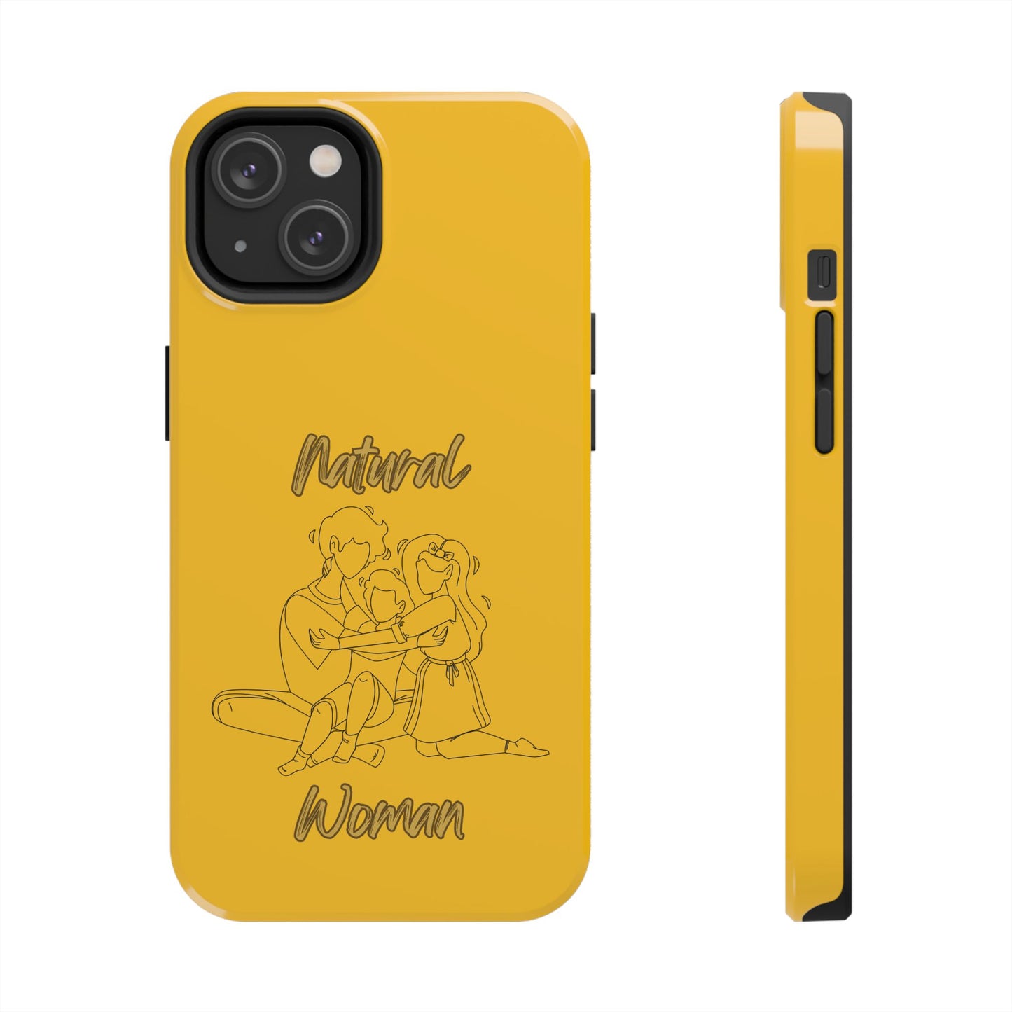 Natural Woman Bear Hugs (BL) Tough Phone Cases YELLOW
