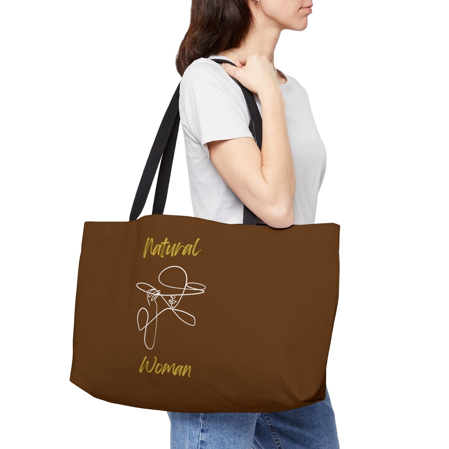 Natural Woman An Original (WL) Weekender Tote Bag BROWN