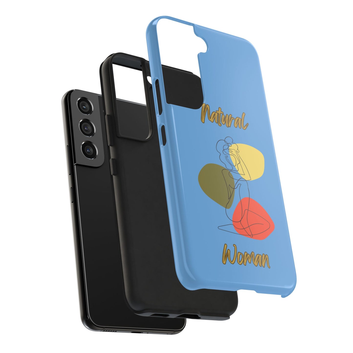 Natural Woman Colorful Pose (BL)Tough Phone Cases LIGHT BLUE