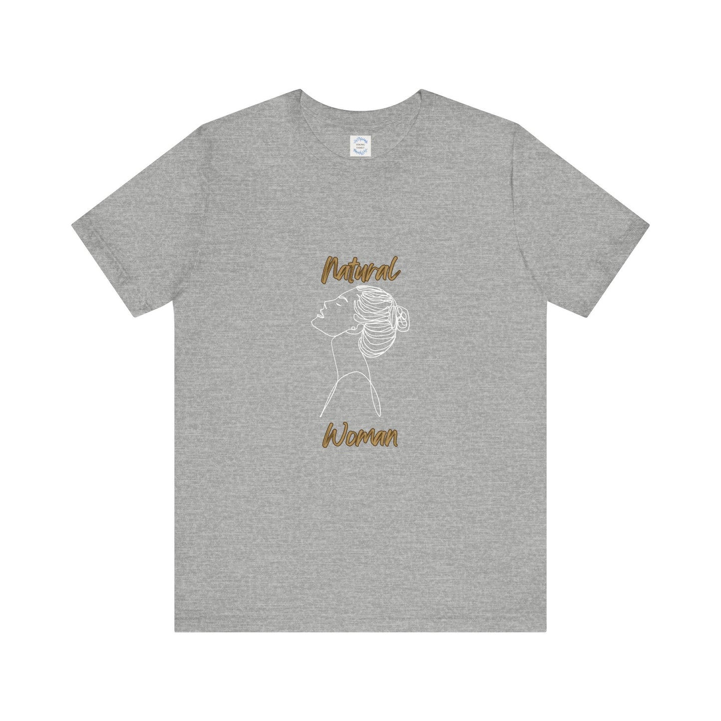 Natural Woman Wet Bun  (WL) Short Sleeve T-Shirt