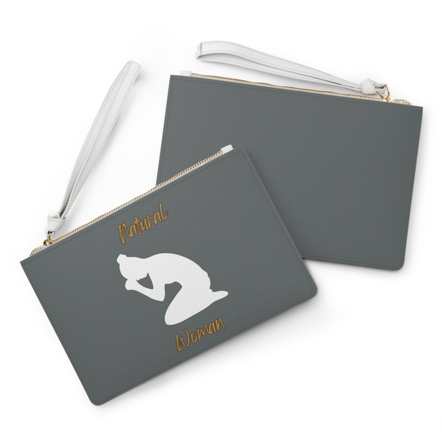 Natural Woman Pray (WL) Clutch Bag DARK GREY
