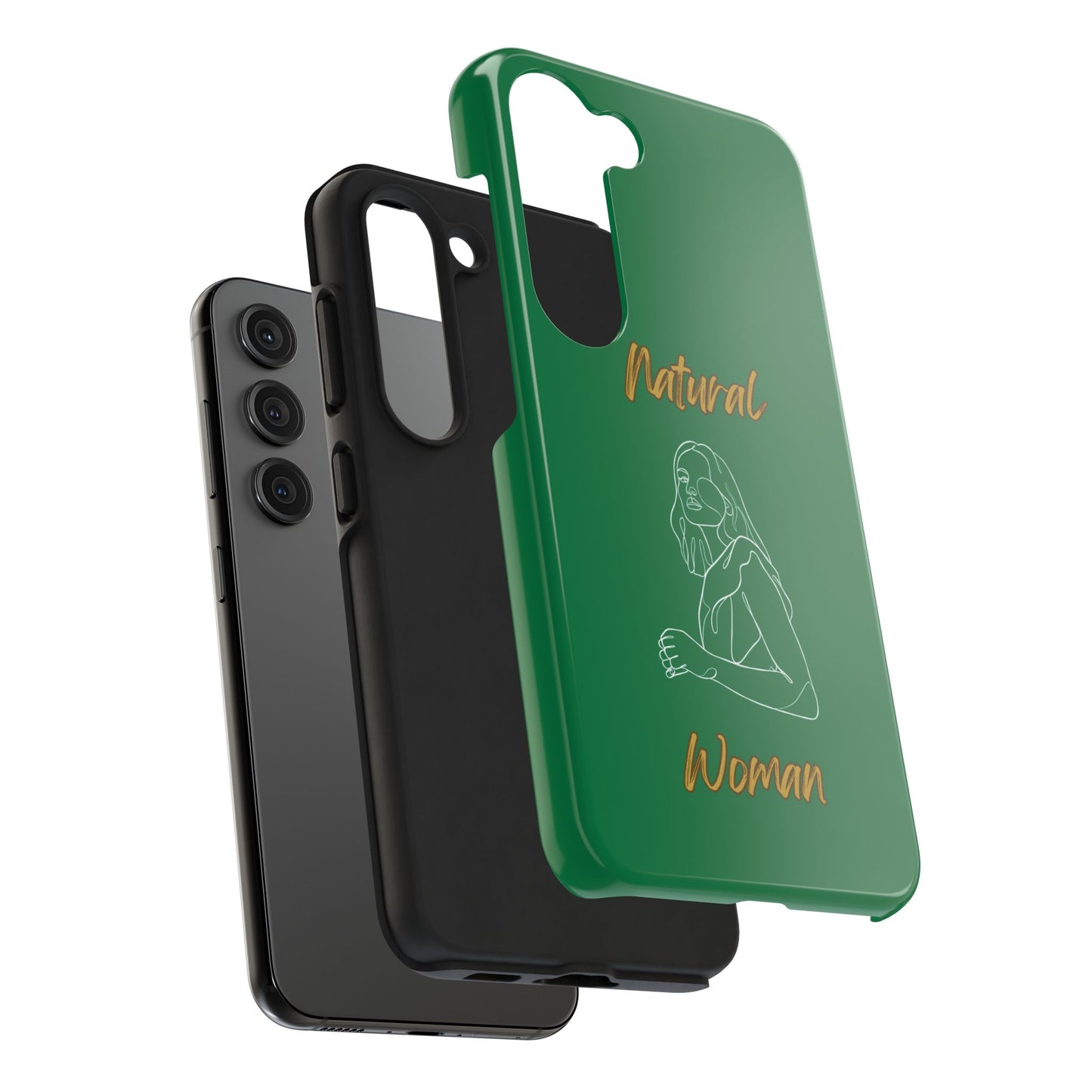 Natural Woman Care Free (WL)Tough Phone Cases DARK GREEN