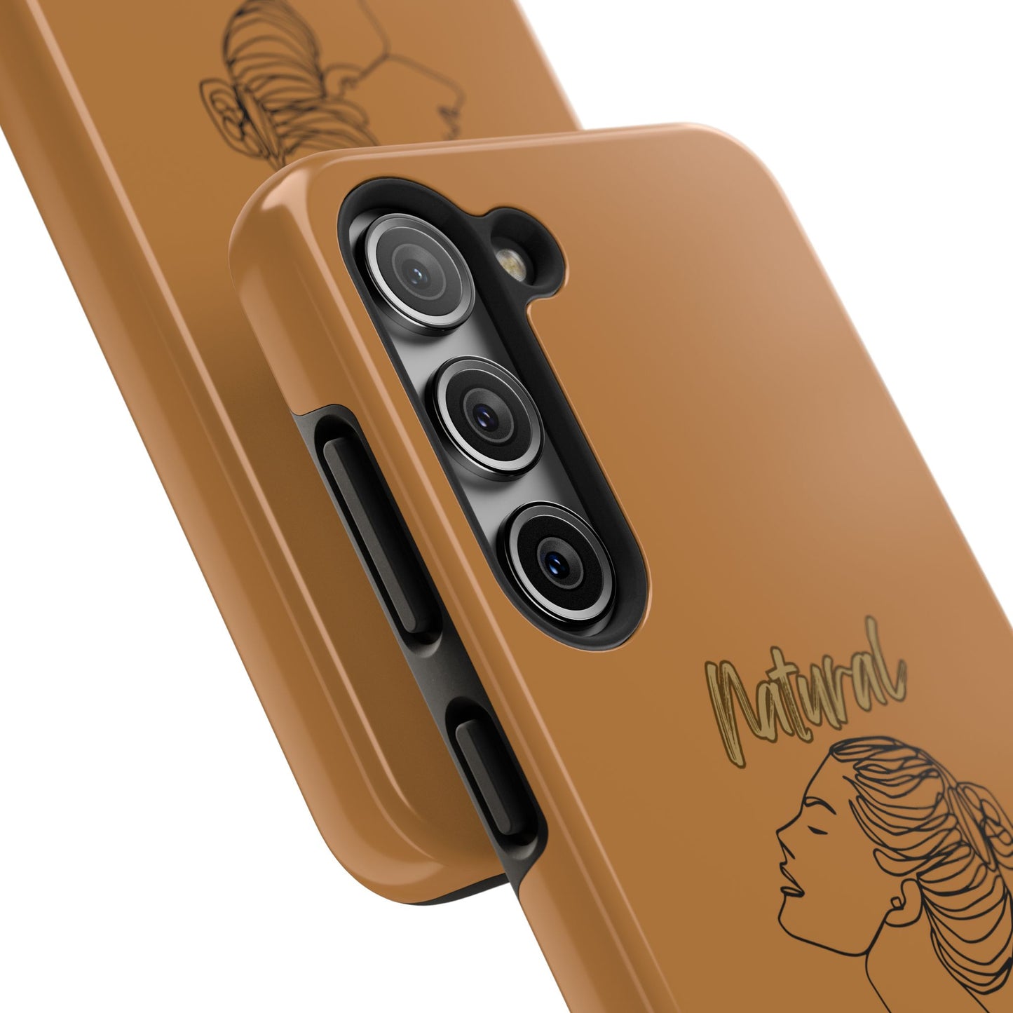 Natural Woman Wet Bun (BL) Tough Phone Cases LIGHT BROWN