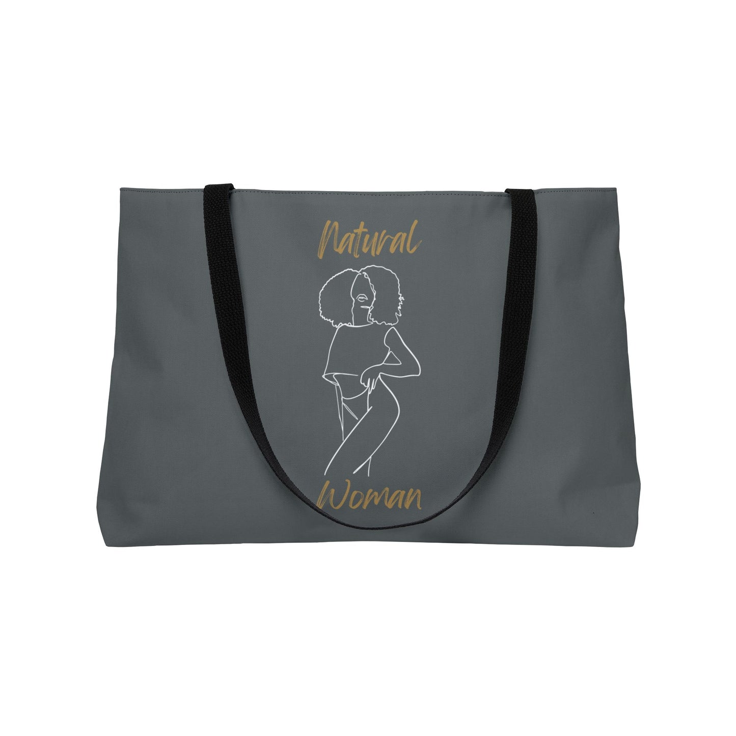 Natural Woman Pose (BL) Weekender Tote Bag DARK GREY