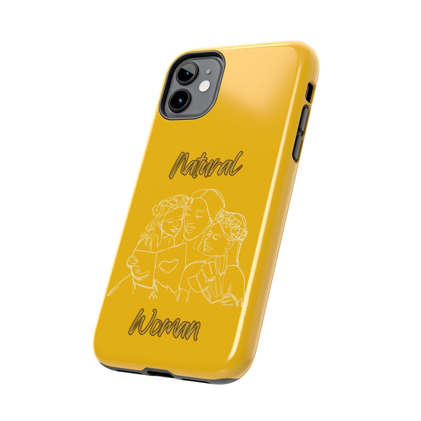 Natural Woman Me & My Girls (WL)Tough Phone Cases YELLOW
