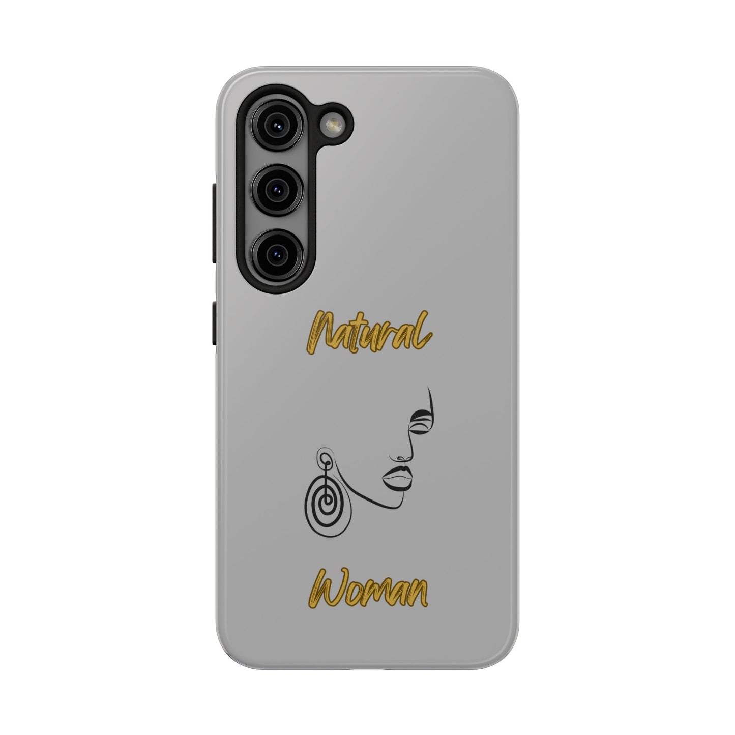 Natural Woman Music In My Soul (BL)Tough Phone Cases LIGHT GREY