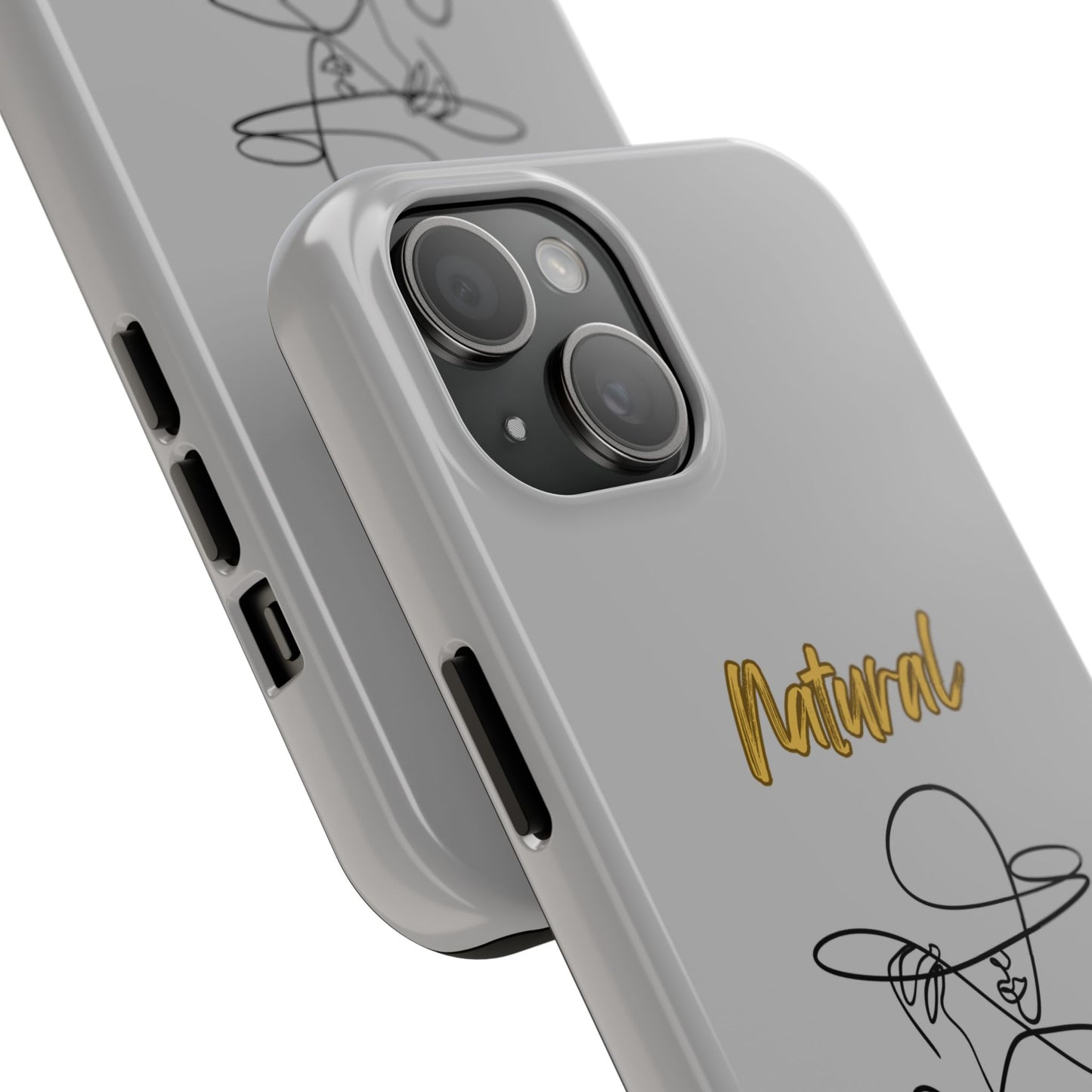 Natural Woman An Original (BL)Tough Phone Cases LIGHT GREY