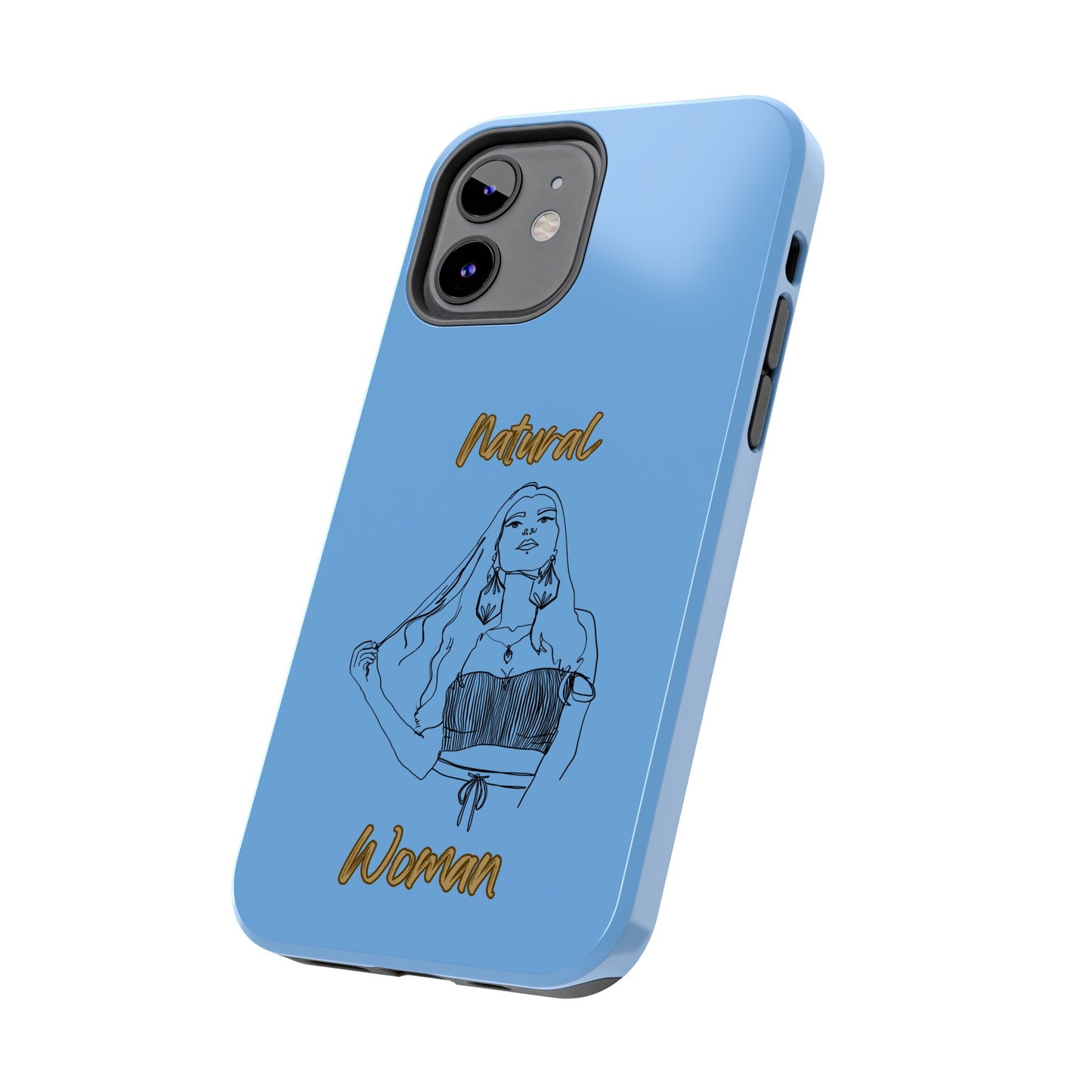 Natural Woman Thinking (BL)Tough Phone Cases LIGHT BLUE