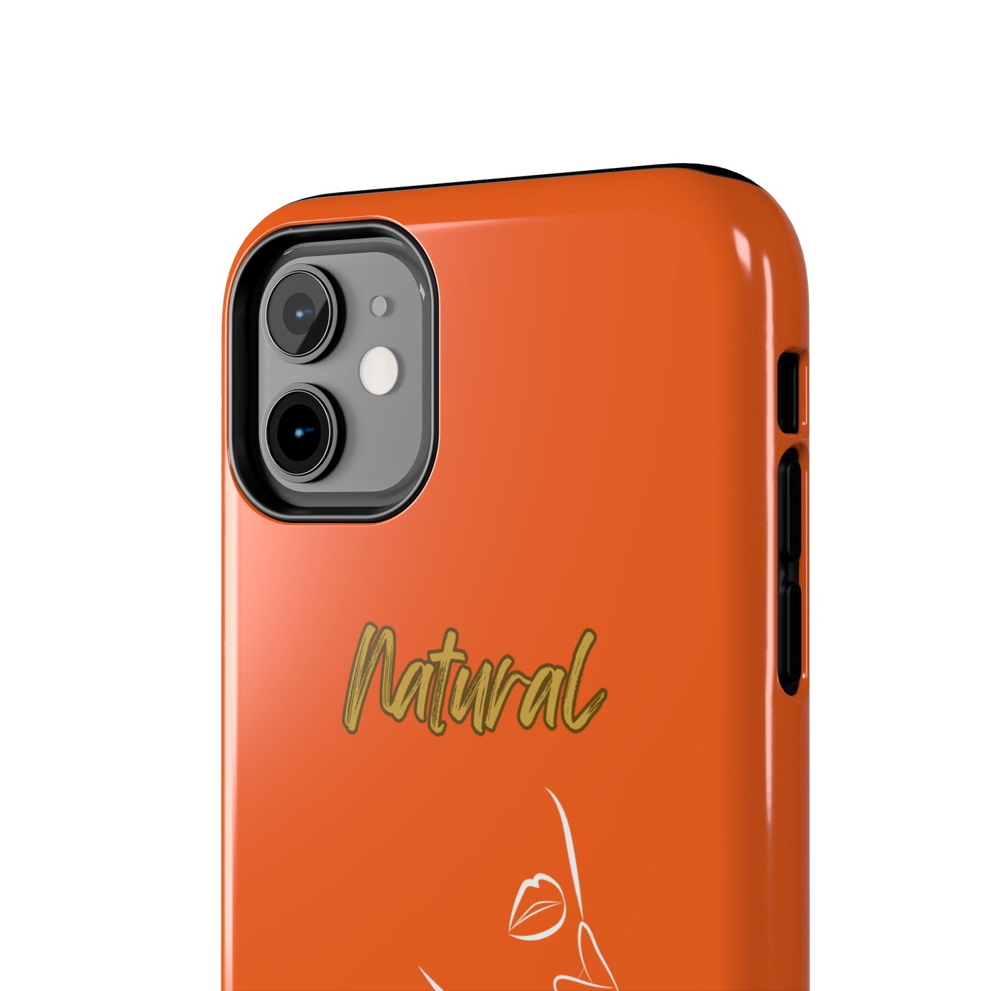 Natural Woman Chin Up (WL)Tough Phone Cases ORANGE