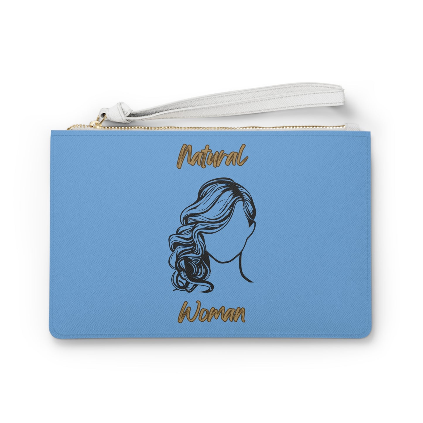 Natural Woman Long Curl (BL) Clutch Bag LIGHT BLUE