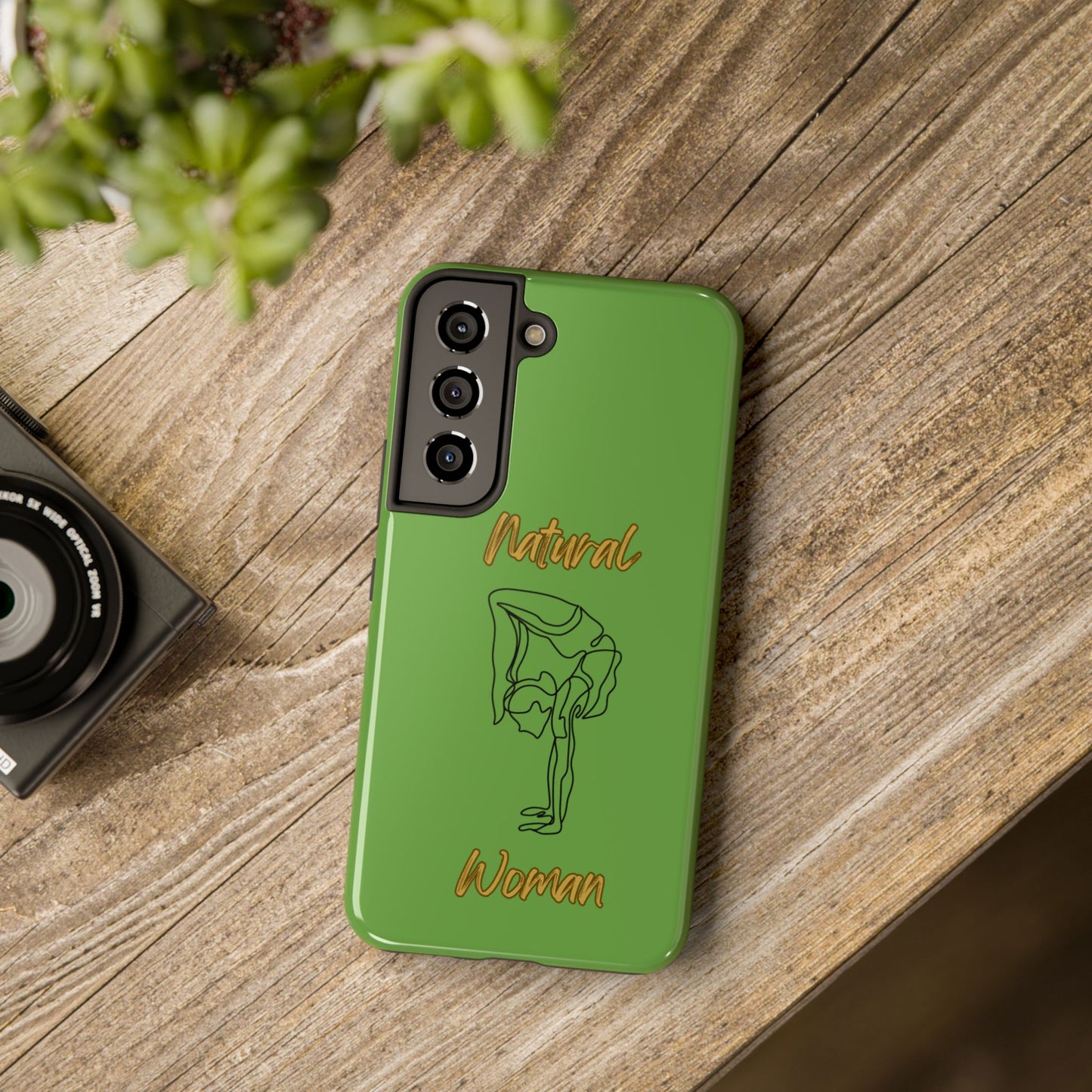 Natural Woman Flexible (BL)Tough Phone Cases GREEN