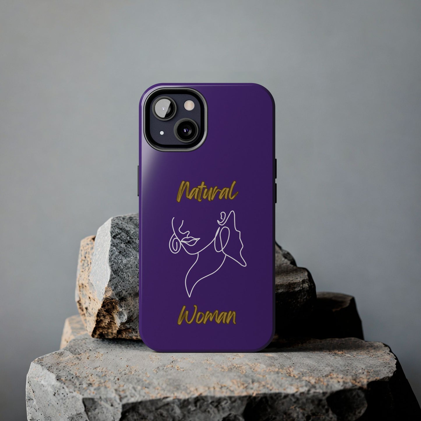 Natural Woman Lips (WL)Tough Phone Cases PURPLE