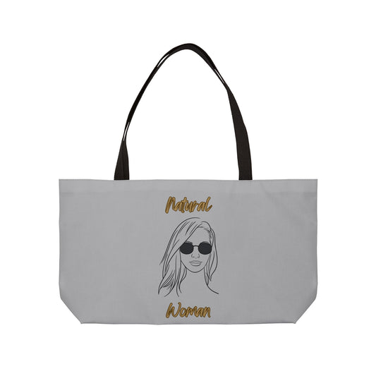 Natural Woman Shades (BL) Weekender Tote Bag  LIGHT GREY