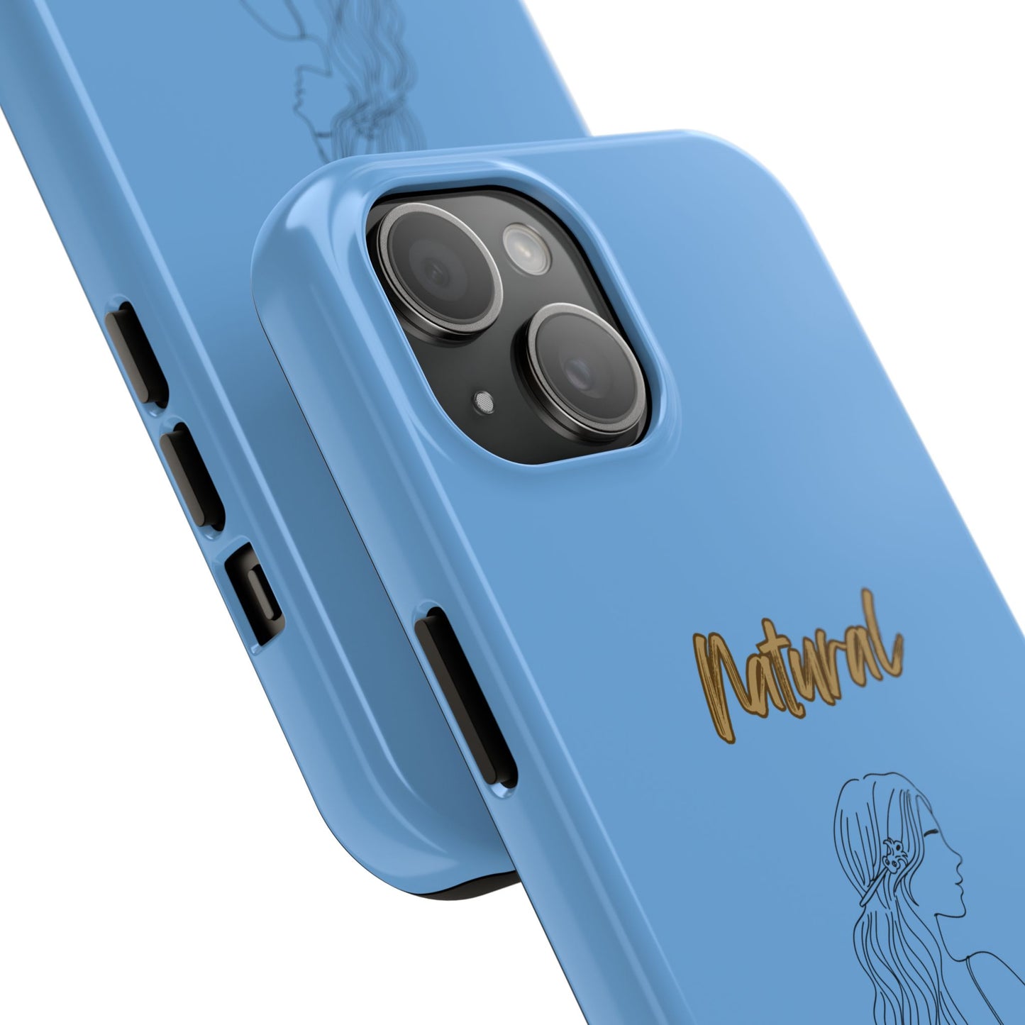 Natural Woman Young Woman (BL)Tough Phone Cases LIGHT BLUE