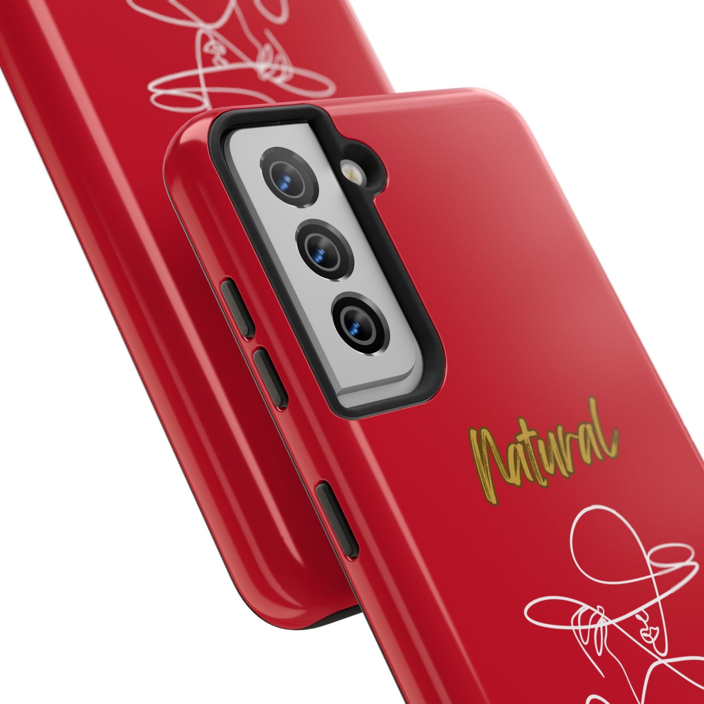 Natural Woman An Original (WL)Tough Phone Cases DARK RED