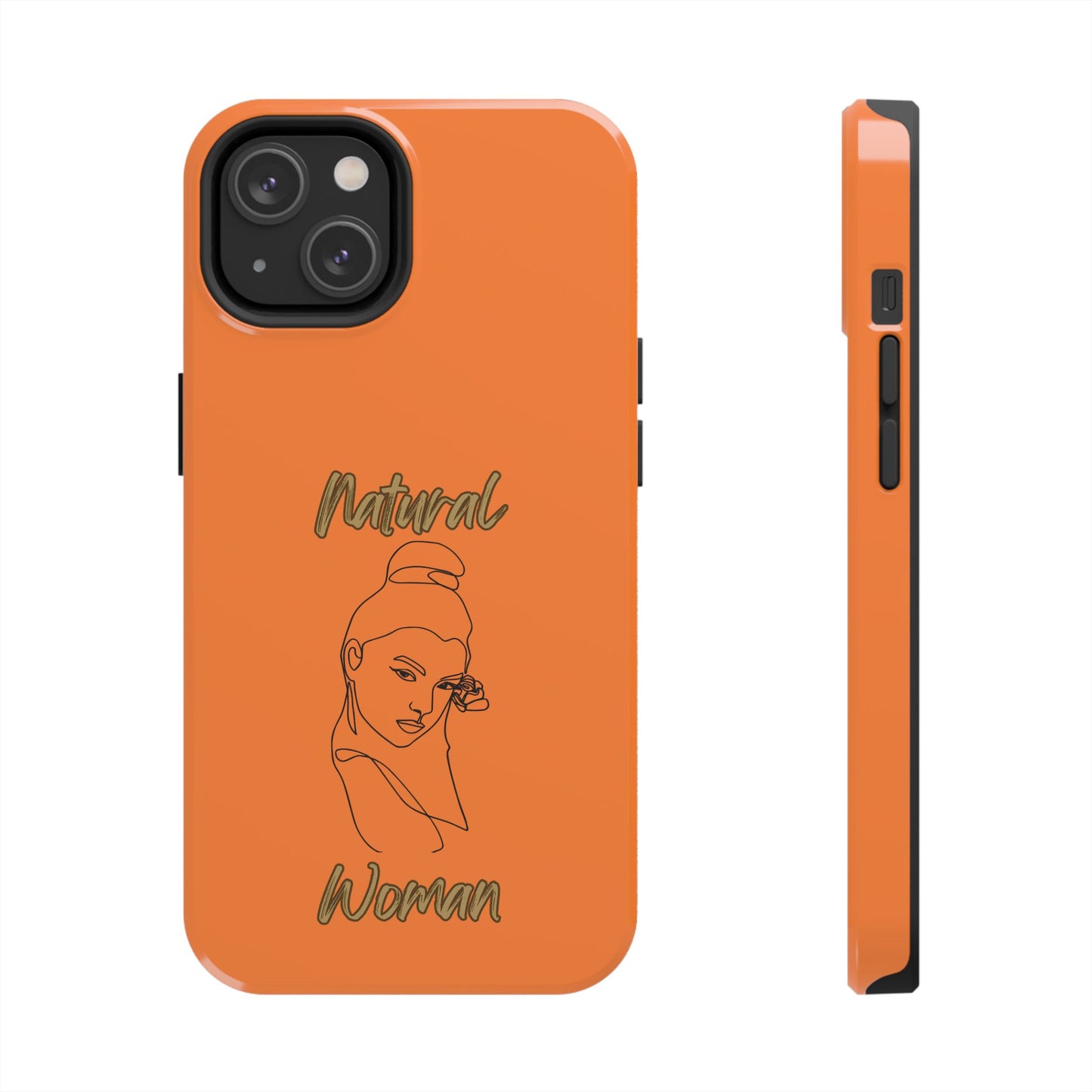 Natural Woman Sassy Bun (BL) Tough Phone Cases CRUSTA