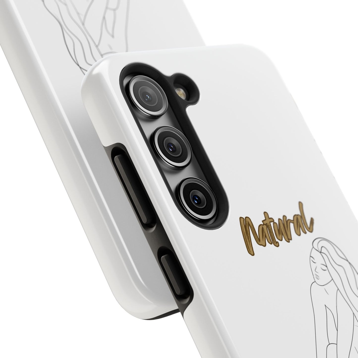 Natural Woman Beauty (BL) Tough Phone Cases WHITE