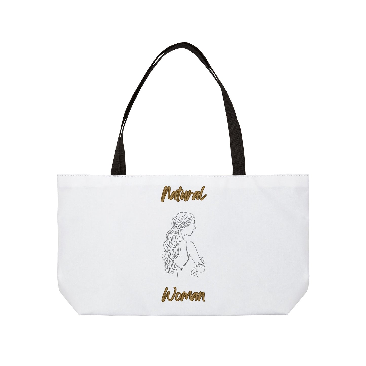 Natural Woman Young Woman (BL) Weekender Tote Bag WHITE