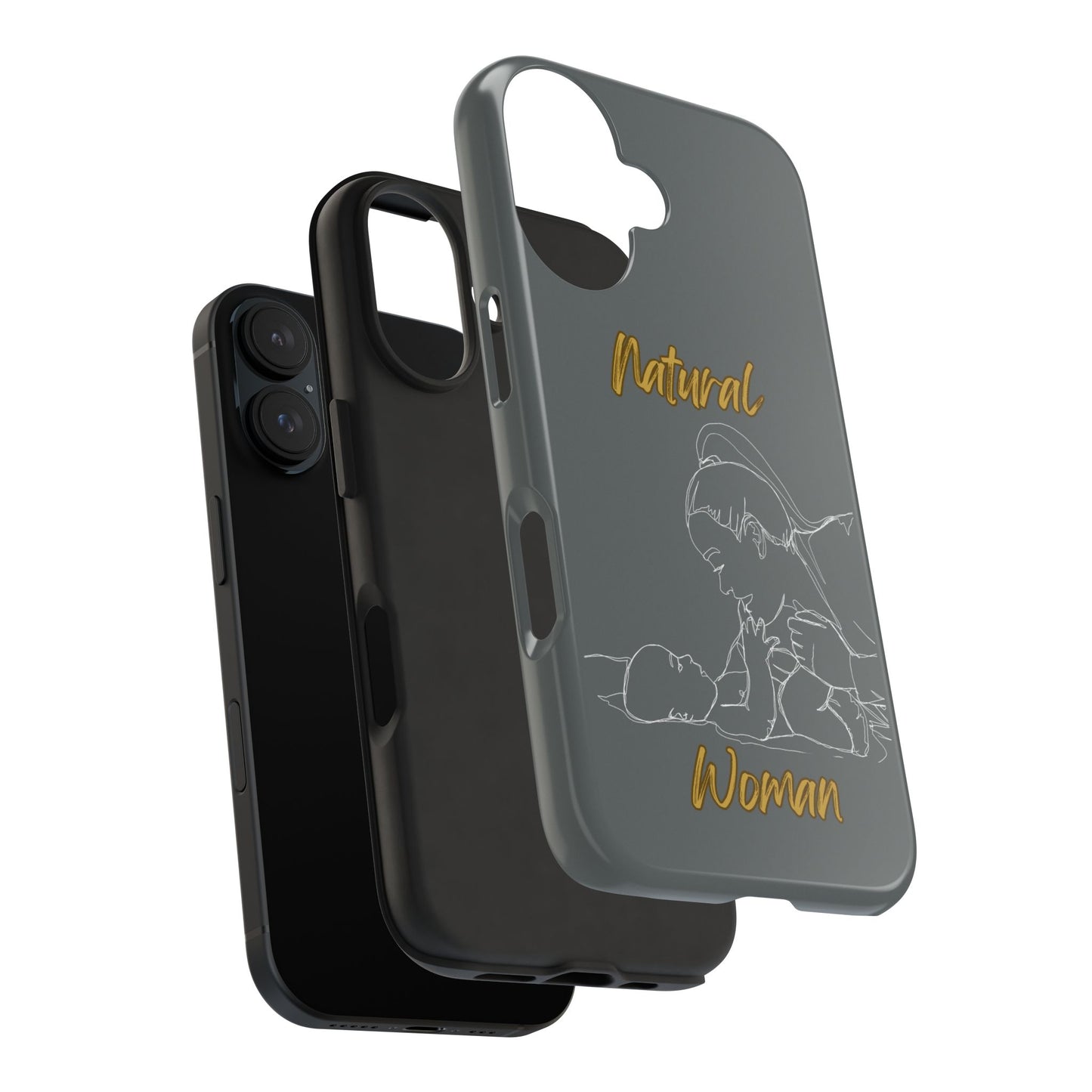 Natural Woman New Life (WL)Tough Phone Cases DARK GREY