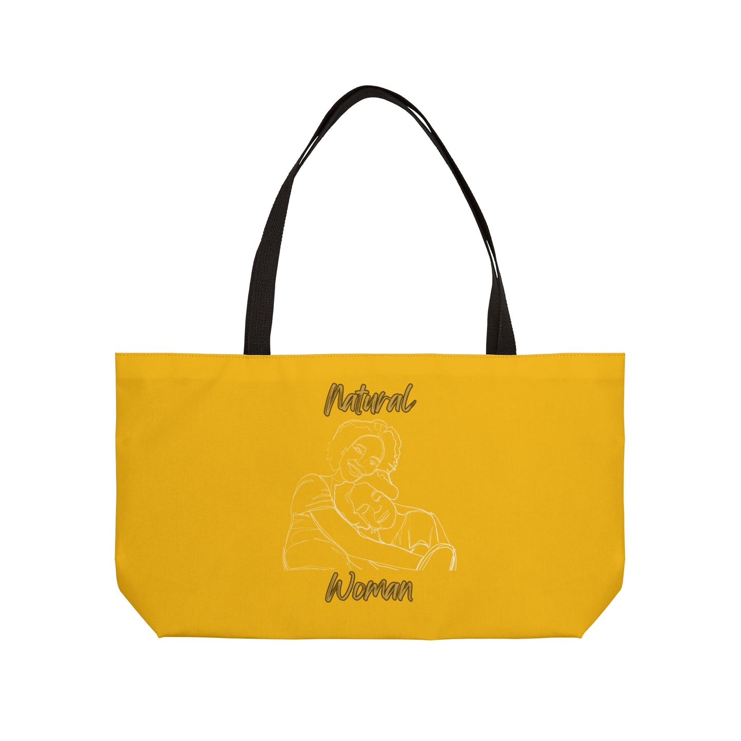 Natural Woman Loving Embrace (WL) Weekender Tote Bag YELLOW