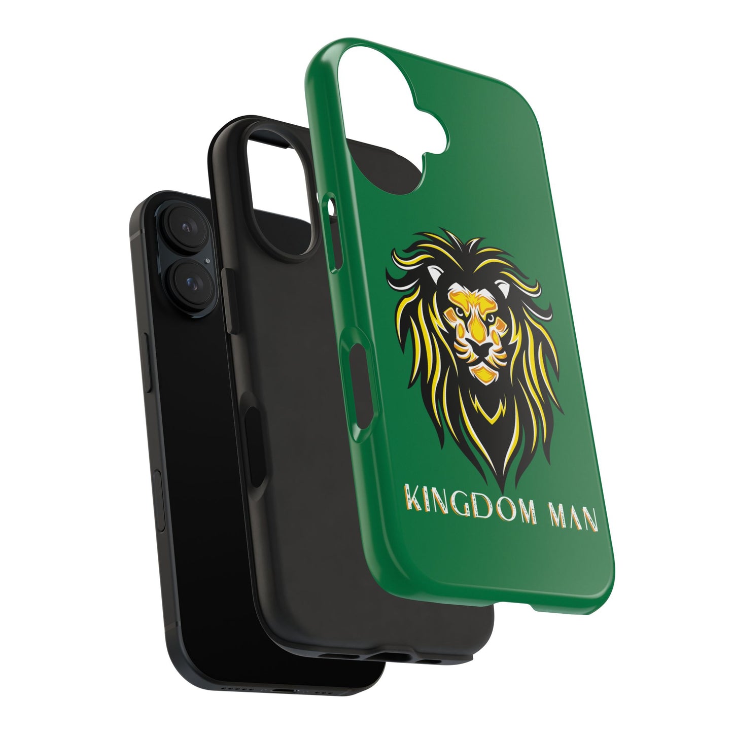 Kingdom Man (White-Gold Label) Tough Phone Case DARK GREEN