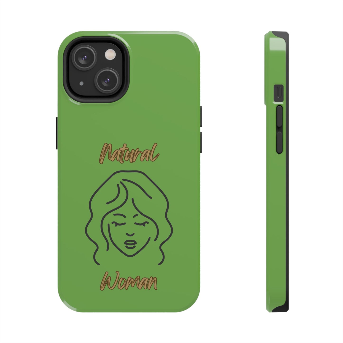 Natural Woman Modest (BL)Tough Phone Cases GREEN
