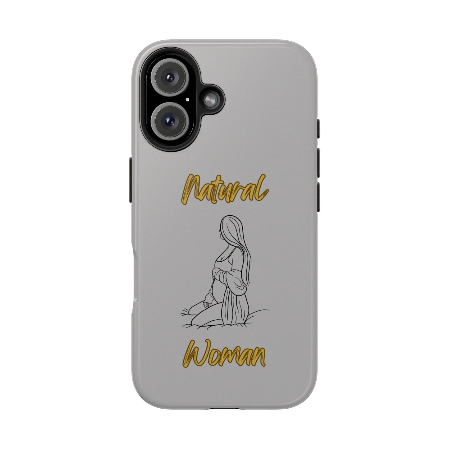 Natural Woman Expecting (BL)Tough Phone Cases LIGHT GREY