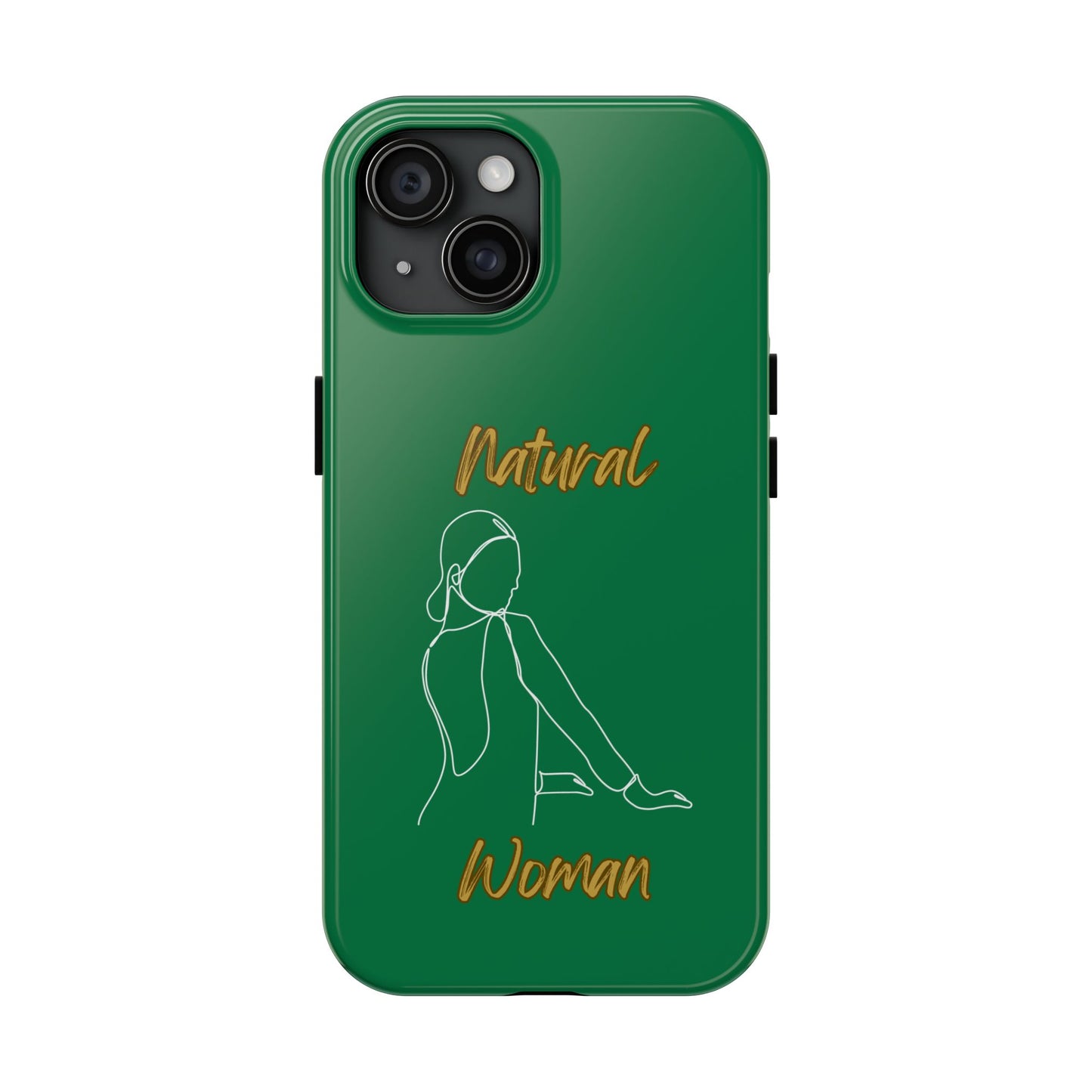 Natural Woman Hands Free (WL)Tough Phone Cases DARK GREEN