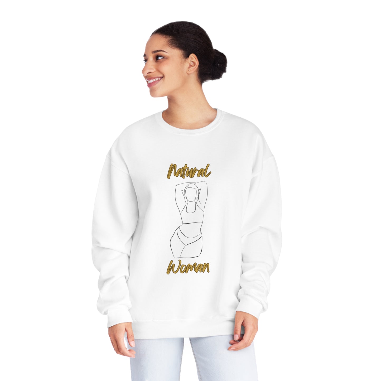 Natural Woman I Love Me (BL) Crewneck Sweatshirt