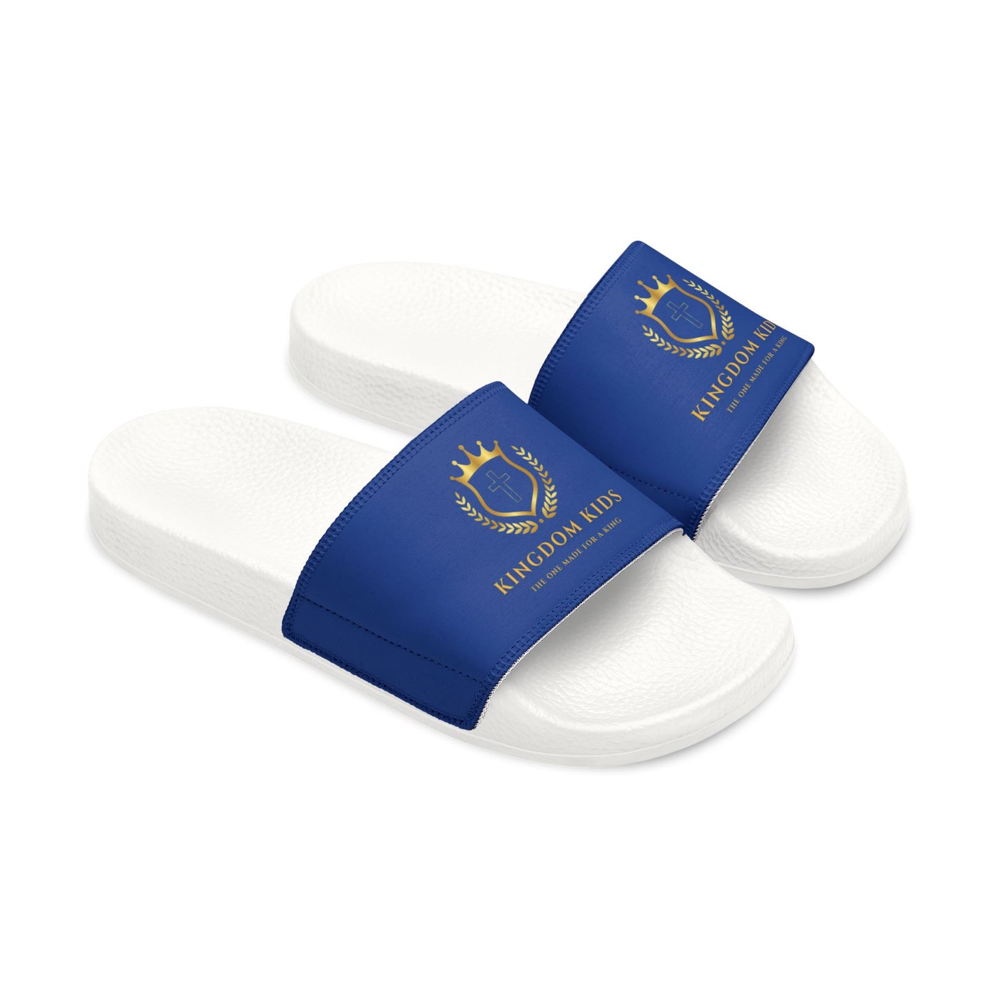 Kingdom Kids Youth Removable-Strap Sandals (Dark Blue)