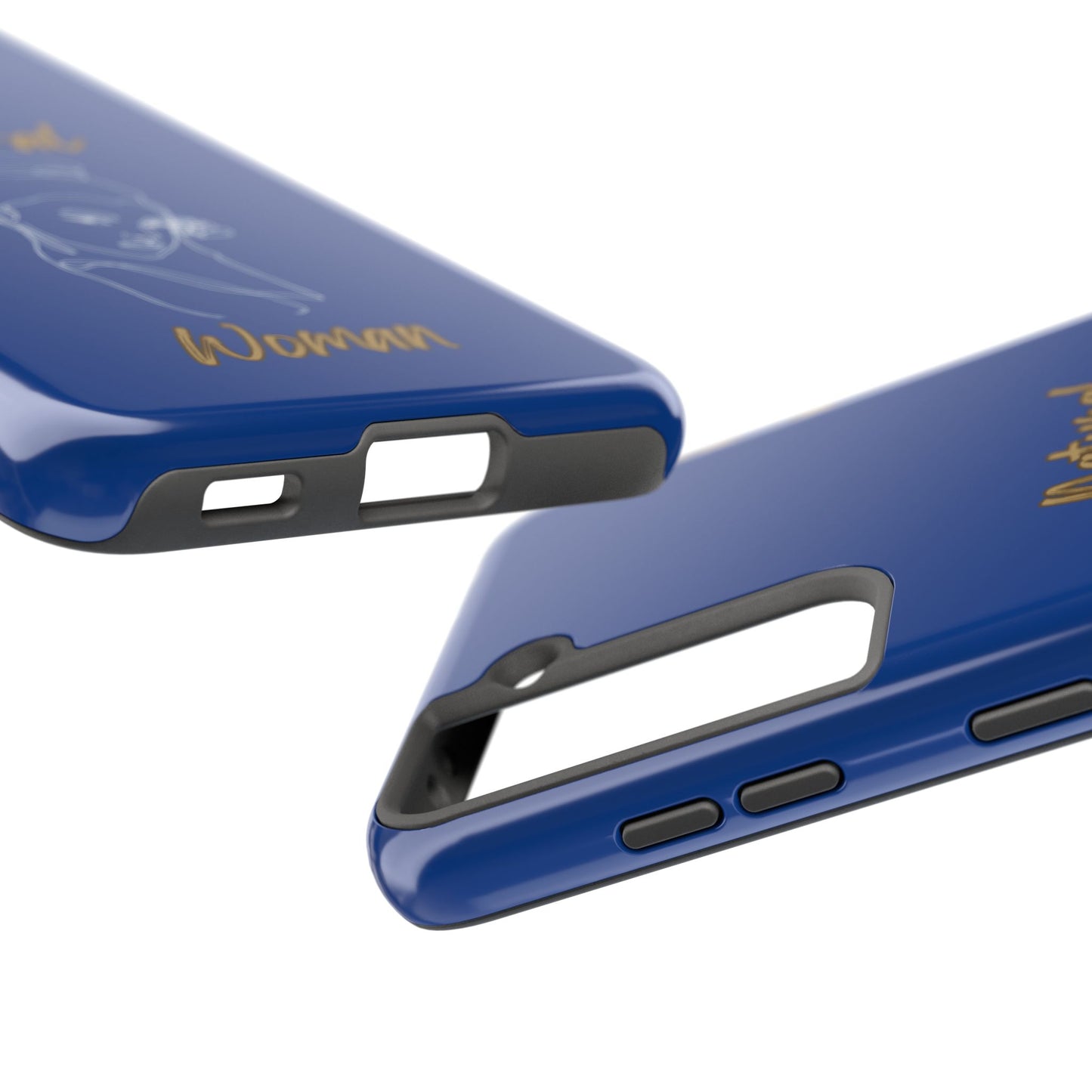 Natural Woman Sassy Bun (WL) Tough Phone Cases DARK BLUE