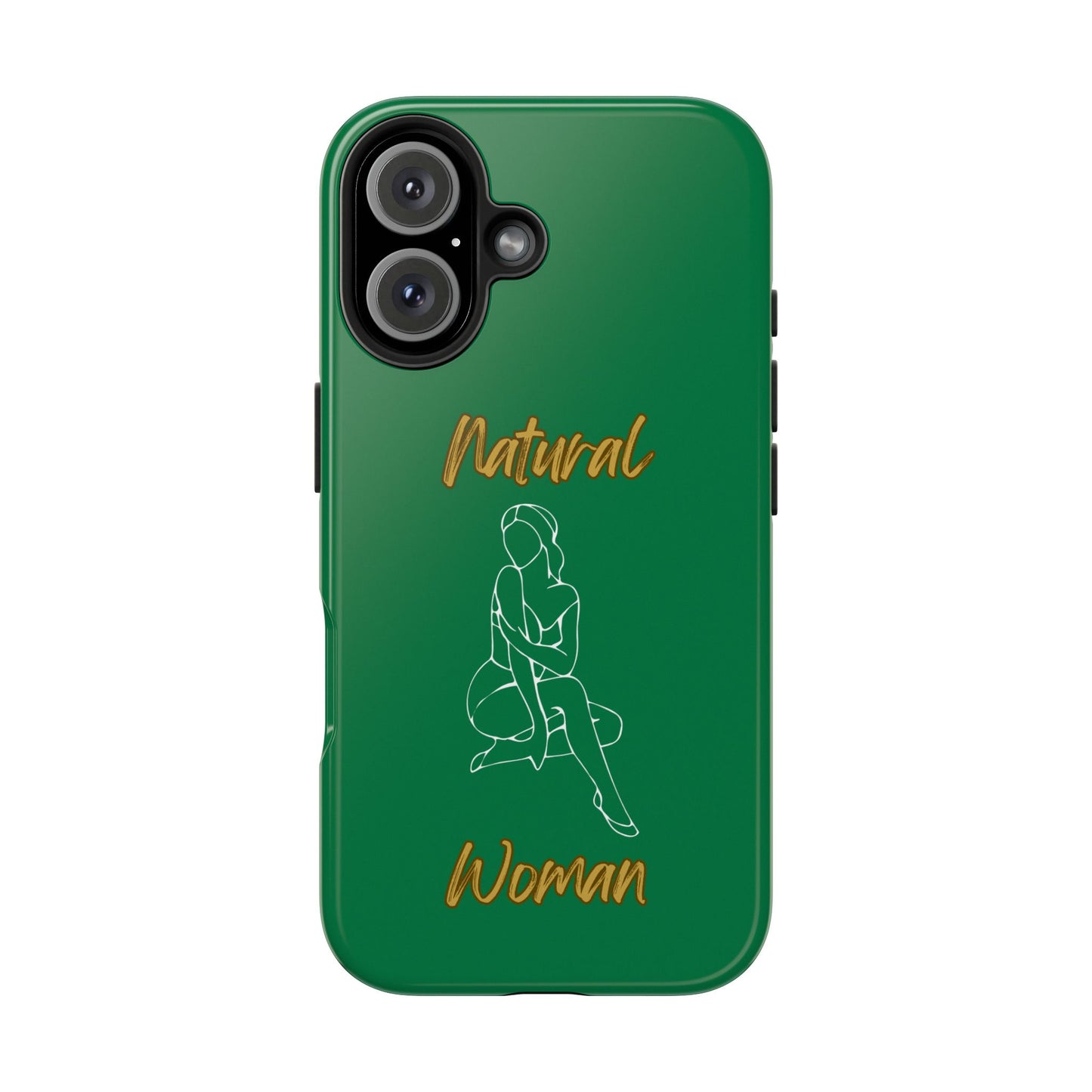 Natural Woman Shoulder Action (WL)Tough Phone Cases DARK GREEN