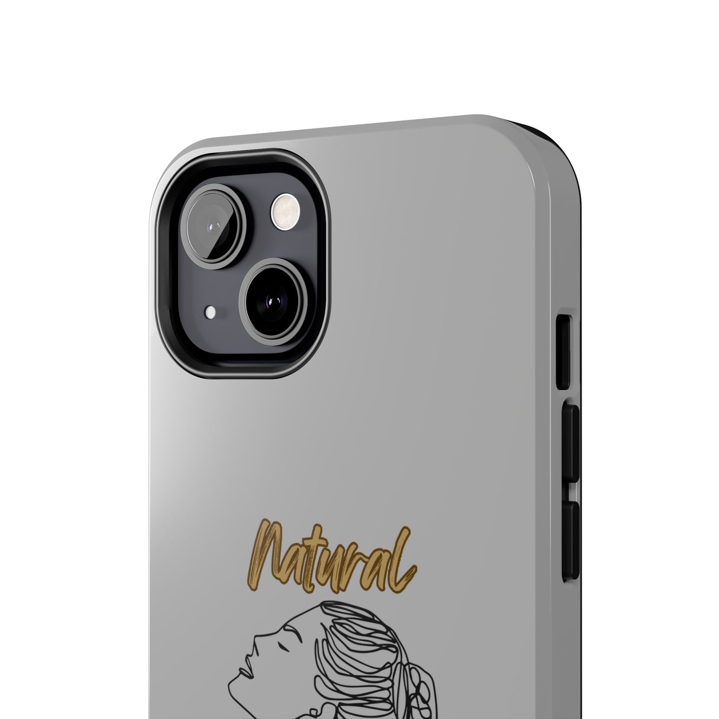 Natural Woman Wet Bun (BL) Tough Phone Cases LIGHT GREY